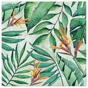 SALVETES 33X33 TROPICAL GARDEN, Paw Decor Collection