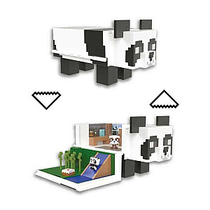 Minecraft figūriņu komplekts Playhouse Panda + 2 figūriņas