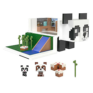 Minecraft figūriņu komplekts Playhouse Panda + 2 figūriņas