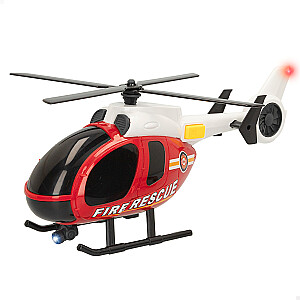 Пожарный набор (машина и вертолёт) со звуком и светом 3+ CB47517