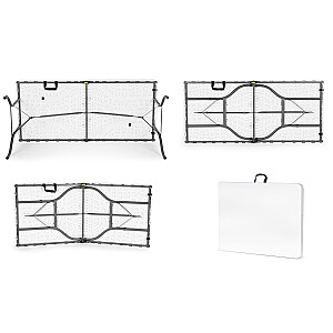 Dārza izvelkamais banketu galds 153cm.