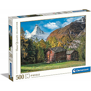 Puzle 500 gabali Augstas kvalitātes burvīgs Matterhorn