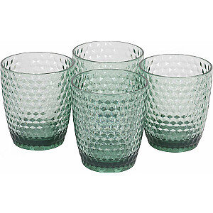 Cambridge CM07654GEU7 Fete Diamond набор стаканов из 4 предметов, зеленый
