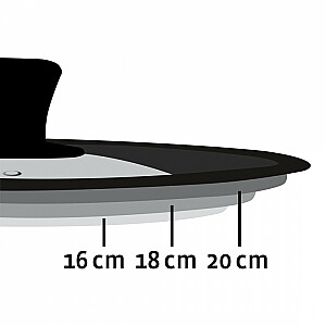 Универсальная крышка для небольшой кастрюли диаметром 16-20 см.