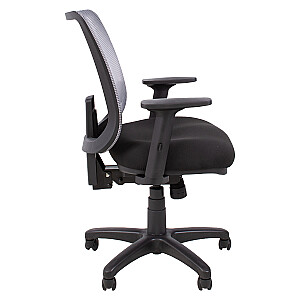 Рабочий стул SAGA черный/серый