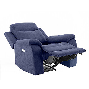Кресло MILO 97x96xH103см, с электрическим механизмом, синий