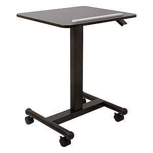 Мобильный стол ERGO 60x52см, черный