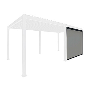 Рулонная штора для навеса MIRADOR-111 3м, белый/светло-серый