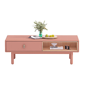 Журнальный столик IRIS 120x60xH40см, розовый