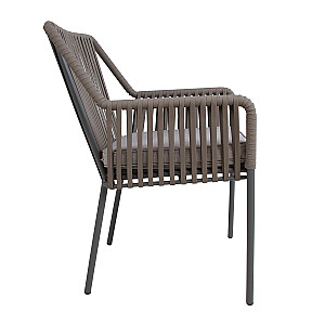 Кресло ANDROS серый/серо-коричневый