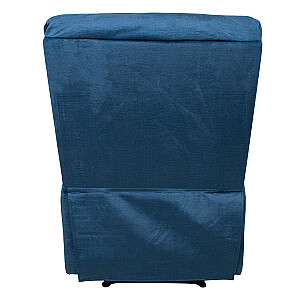 Кресло ГУСТАВ с ручным механизмом, темно-синий бархат
