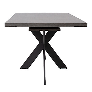 Обеденный стол EDDY 160/200x90xH76см, серый меламин
