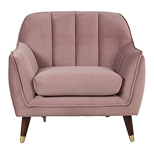 Кресло JOANNA 84x83xH80,5см, фиолетово-розовый бархат
