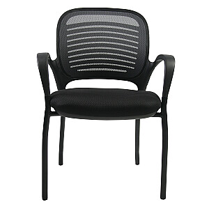 Кресло для клиентов TORINO 59x59xH84см, серый/черный