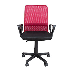 Офисный стул БЕЛИНДА черный/красный