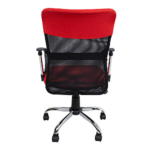 Рабочий стул DARIUS красный/черный