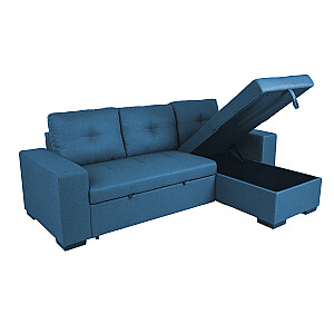 Угловой диван-кровать CARITA темно-синий