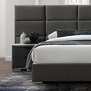 Кровать LEVANTER 160x200см, серый