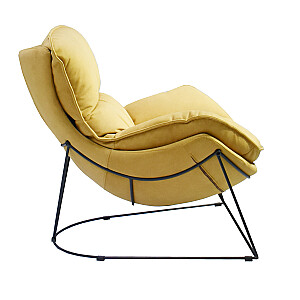 Кресло для отдыха DIVA охра желтая