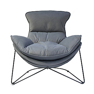 Кресло для отдыха ДИВА серый