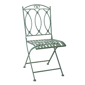 Садовый стул MINT складной, 40x51xH92см, кованое железо, антикварный заид