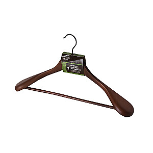 Вешалка для одежды передняя, 45х16х6см, деревянная, коричневая.