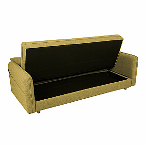 Divans gulta VISBY 200x88xH93cm, dzeltens