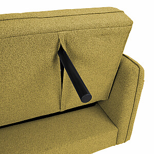Divans gulta VISBY 200x88xH93cm, dzeltens