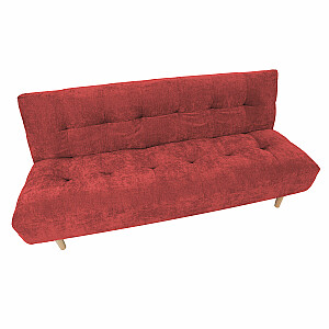Divans gulta KIRUNA 186x101xH87cm, sarkans
