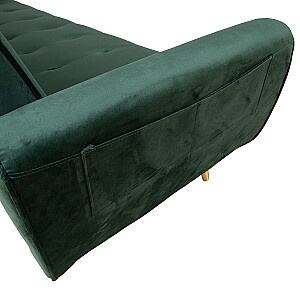 Divans gulta FALUN 214x83xH82cm, zalš samts