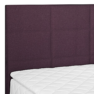 Kontinentala gulta LEVI 120x200cm, ar matraci, tumši roza