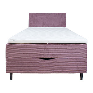 Kontinentala gulta LAARA 120x200cm, roza