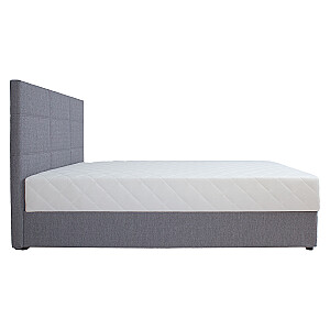 Kontinentālā gulta LEIKO 120x200cm, pelēka