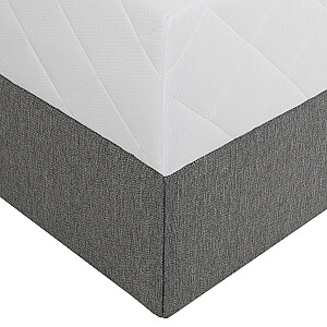 Континентальная кровать LEIKO 160x200см, серый
