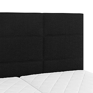Континентальная кровать LEIKO 160x200см, черный