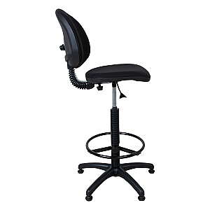 Высокий рабочий стул SMART черный
