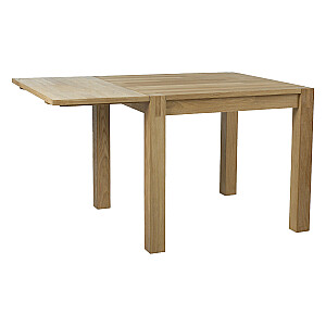 Обеденный стол CHICAGO NEW 90x90xH76см, столешница: МДФ с натуральным шпоном дуба, цвет: натуральный, обработка: лакированный