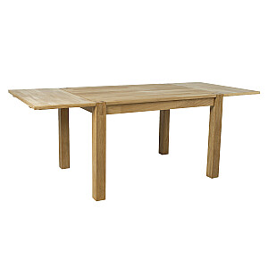 Обеденный стол CHICAGO NEW 120x90xH76см, столешница: МДФ с натуральным шпоном дуба, цвет: натуральный, обработка: лакированный