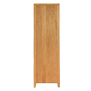 Шкаф CHAMBA с 2 дверцами и 1 ящиком, 90x58xH198см, дерево: дубовый шпон, цвет: натуральный