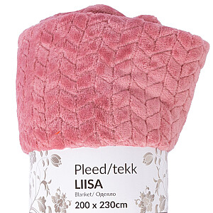 Плед LIISA XL, 200x230см, винтажный розовый