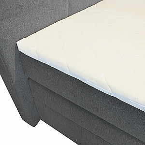 Континентальная кровать TENNESSI STORAGE 180x200см, серый