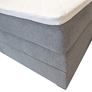 Континентальная кровать TENNESSI STORAGE 180x200см, серый