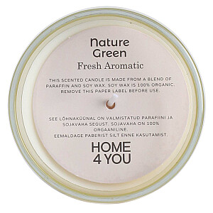 Ароматический подсвечник NATURE GREEN H9,5см, Fresh Aromatic