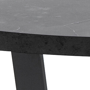 Kafijas galdiņš AMBLE D77xH44cm, melns marmors
