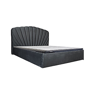 Кровать EVA с матрасом HARMONY DELUX 160x200см, серый бархат