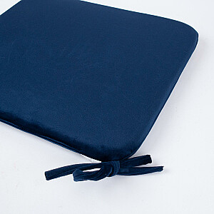 Подушка на стул VELVET 2, 39x39см, синяя