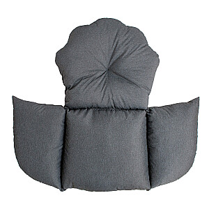 Подушка на двухместный стул КАПЛЯ, темно-серый