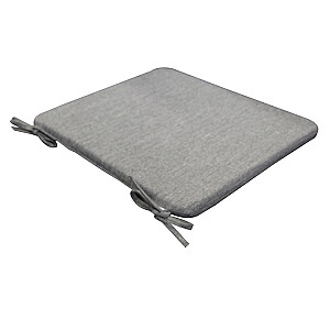 Чехол на стул SIMPLE GREY 38x43x2,5см, серый, 100% полиэстер, ткань 757