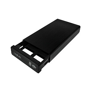 Корпус для внешнего жесткого диска 3,5 дюйма, SATA, USB3.0, черный алюминий