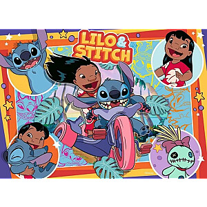 Пазл 4х100 деталей Disney Stitch